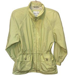 Women's Larry Levine Honeydew Windbreaker Jacket‎ Size Small